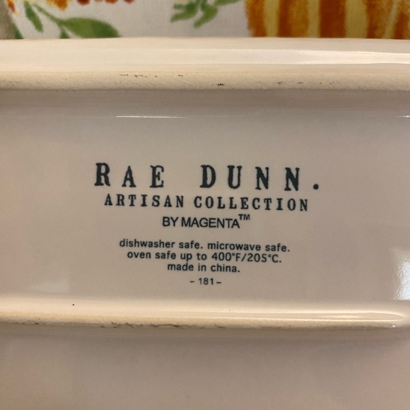 Rae Dunn Loaf Cornbread Dish Ceramic New Thanksgiving Fall Casserole - Picture 3 of 5